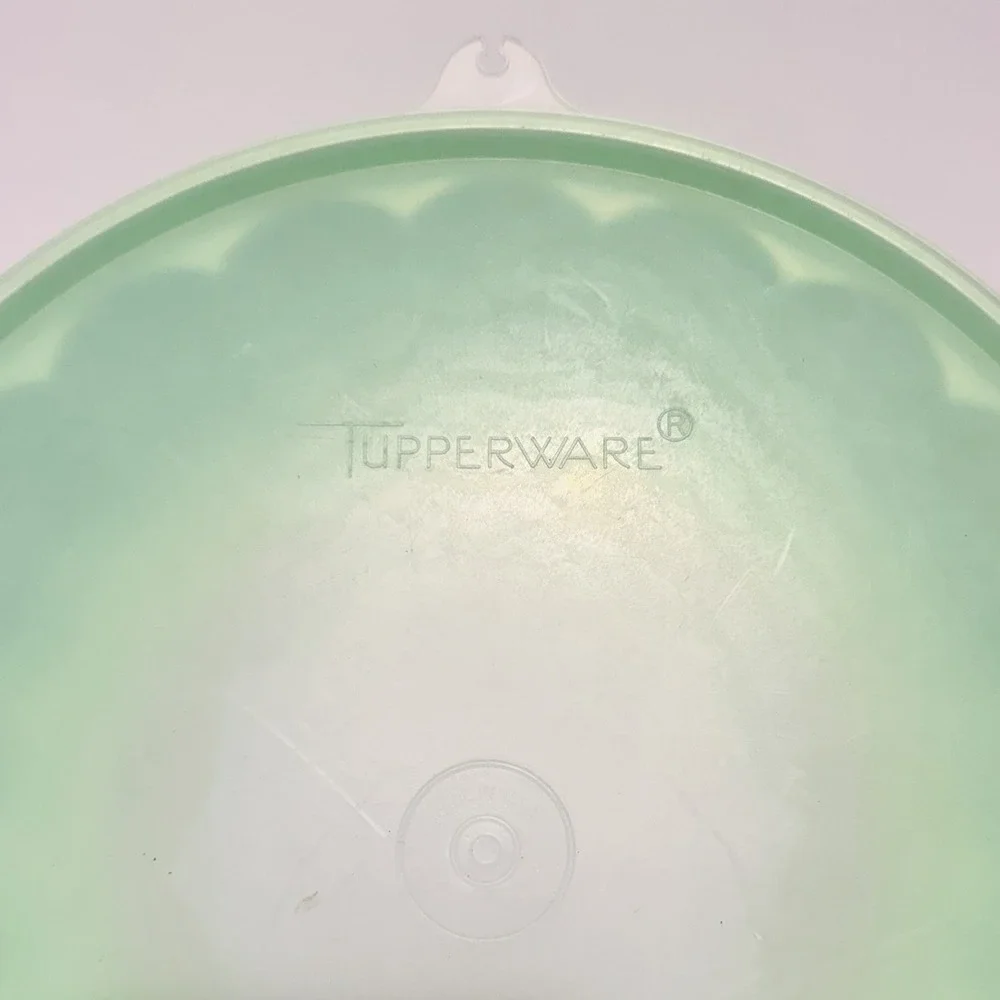 Vintage Tupperware 3pc Jel-N-Serve Jello Ice Cream Mousse Mold  Mint Green‎ 1201